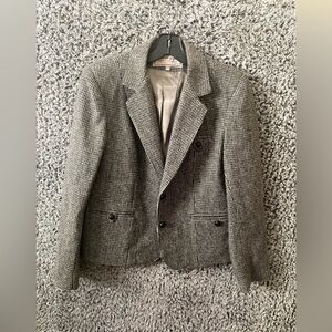 Vintage Casa De Lana Women’s Blazer Coat Jacket Virgin Wool Uruguay 9/10